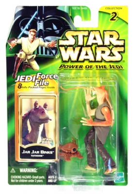 Star Wars Action Figures - Jar Jar Binks Tatooine - Power of the Jedi