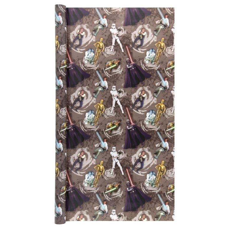 831121058.jpg Star Wars Gift Wrap - Original Trilogy Characters