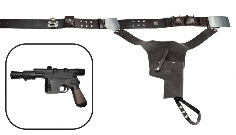 832904348.jpg SPECIAL OFFER - Custom Painted Replica Han Solo Blaster DL-44 - with Replica Belt and Holster