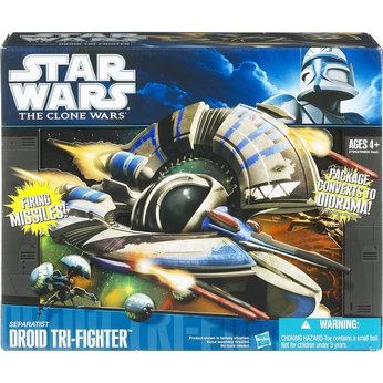 859880611.jpg Star Wars VEHICLES - Clone Wars Separatist Droid Tri-Fighter