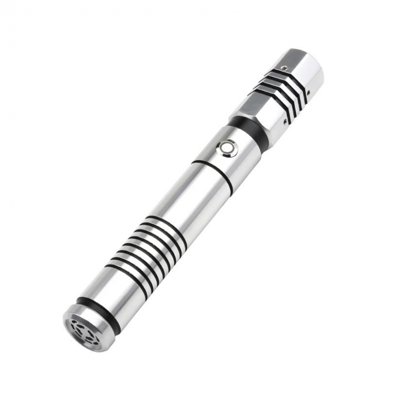 869639357.jpg Star Wars Lightsaber - Balance Collection - Multi Coloured Baselit RGB - Silver Hilt
