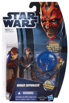 Star Wars Action Figure - Anakin Skywalker with Lightsaber Launcher - Clone Wars 2012