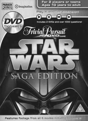 Star Wars Trivial Pursuit DVD Game - Saga Edition includes all six movies