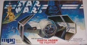 VINTAGE - The Authentic Darth Vader Tie Fighter Model Kit - collectors item