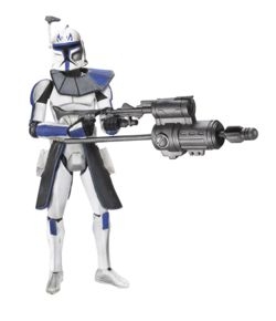 Star Wars Action Figure - Clone Wars 2009 - Captain Rex with Firing Missile Launcher