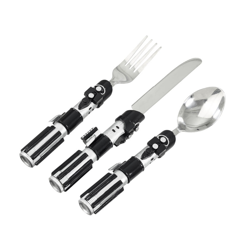 Star Wars GIFTS AND GAMES - Star Wars Darth Vader Lightsaber Cutlery