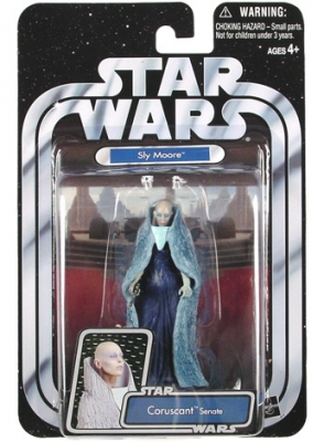 Star Wars Action Figure - Sly Moore - Coruscant Senate - Original Trilogy Collection 2004