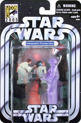 Star Wars Action Figure - Holographic Princess Leia - SDCC Exclusive