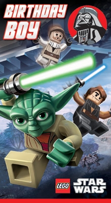 954553113.jpg Star Wars Greeting Cards - 228 x 152 mm - Lego Star Wars - Birthday Boy Badged - LS013