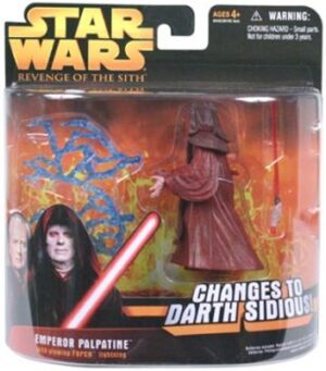Star Wars Action Figure - Emperor Palpatine with Glowing Force Lightning - Deluxe Figure Set