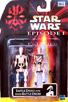 978233412.jpg Star Wars Action Figure - Battle Droid - Line / Stripe - with Bonus Battle Droid - Episode 1