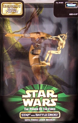 99369273.jpg Star Wars Action Figure - STAP and Battle Droid - Episode 1 Sneak Preview