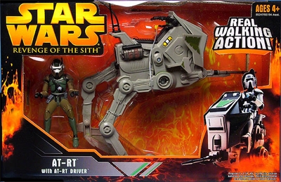 Star Wars Action Figure / Vehicle - AT-RT - with AT-RT Driver - Beautiful Star Wars Vehicle