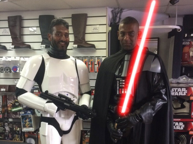 Stormtrooper Armour and Supreme Vader Review from Sud and Dharman