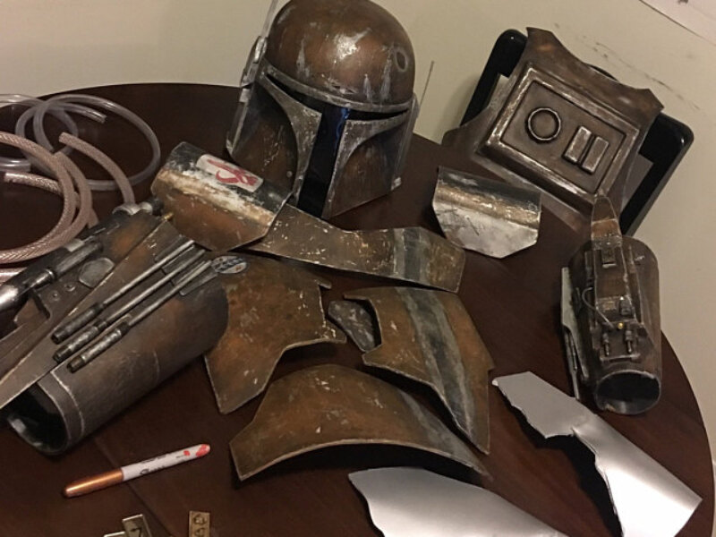 Stormtrooper Rear Upper Back Replacement Armor Review from Gabe