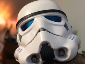 Stormtrooper Blue Mirror Film Helmet Lenses Review from Brady